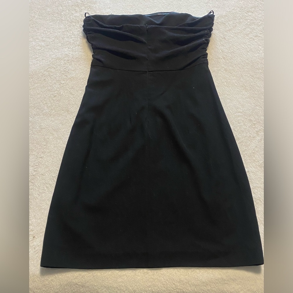 Nwt! Theory size 6 Terrah black strapless mini dress​ - Picture 2 of 8